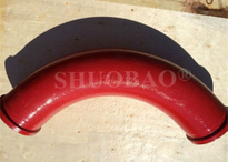 الصب الخرساني المرفق بوم بوم أنبوب ثني مقاوم R400 90 °